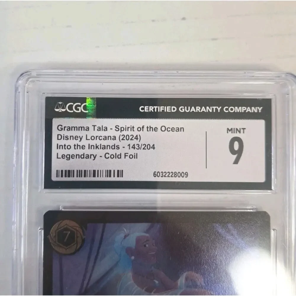 2024 Disney Lorcana Gramma Tala Spirit of Ocean #143 CGC 9 MINT Cold Foil Card